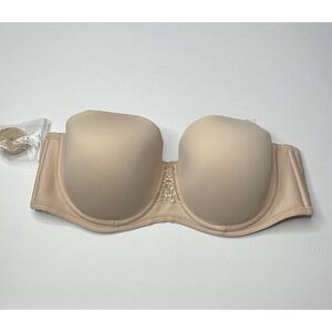 New Without Tags Vanity Fair Tan Strapless Bra 40C